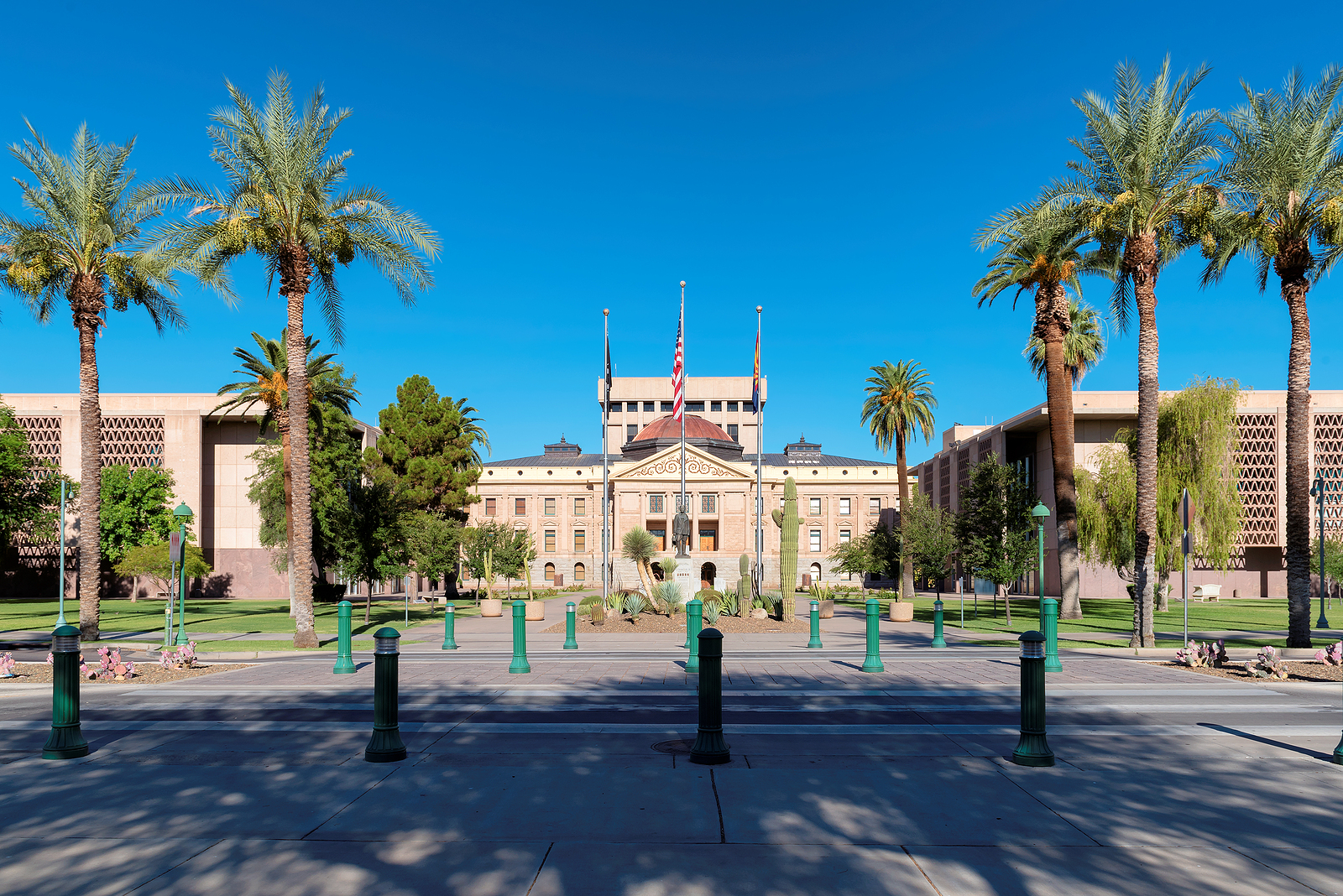 A photo of the Arizona Capitol Complex.