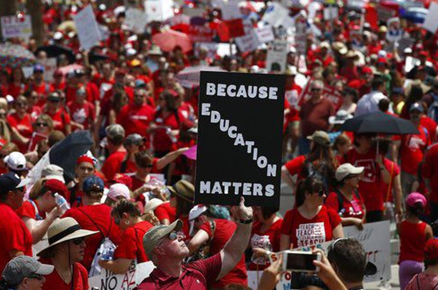 Teachers Cite Reasons For 'Red For Ed' Movement | Morrison Institute ...