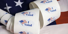 Roll of "I Voted" stickers