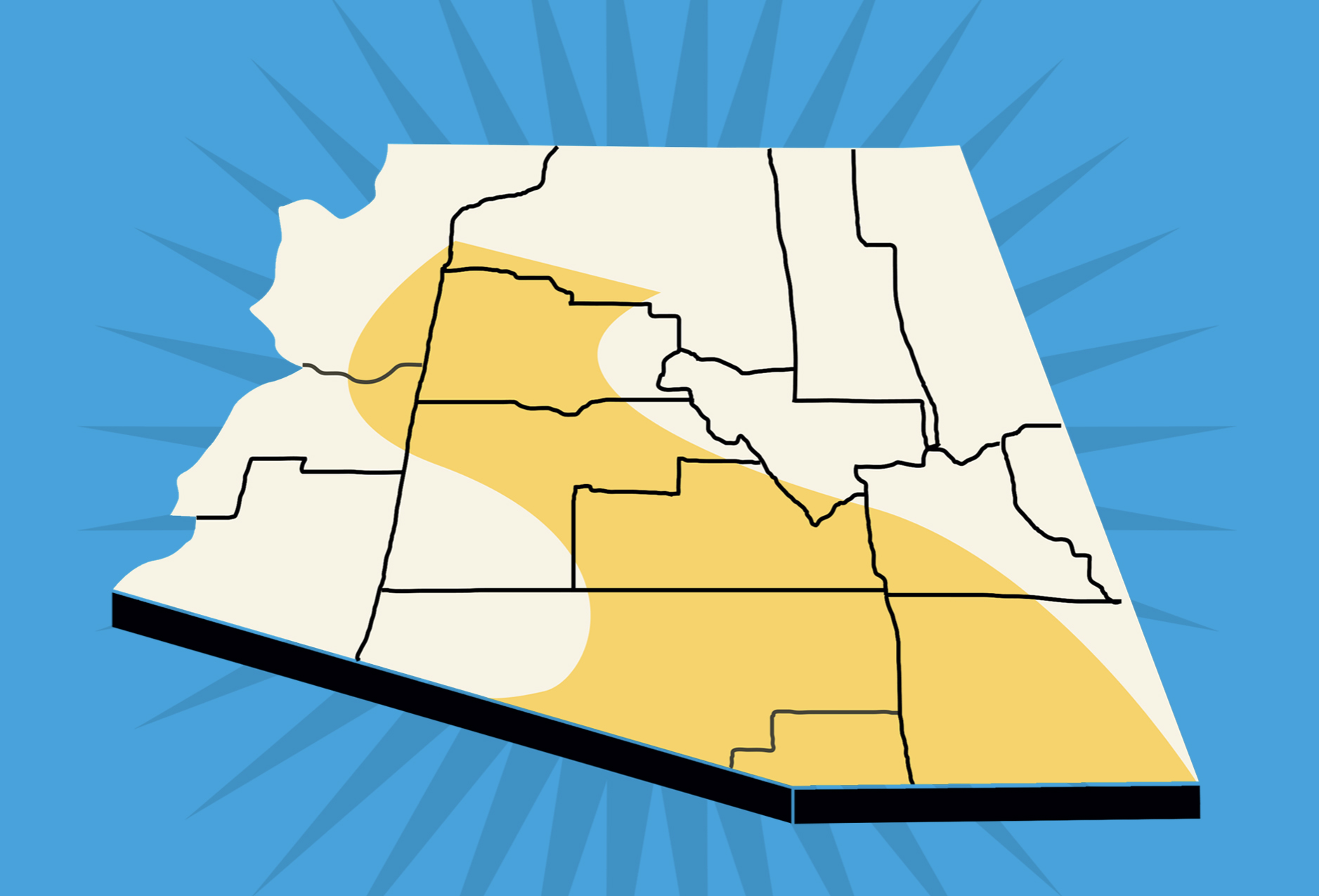 Map of Arizona Sun Corridor