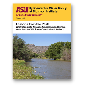 Cover of the report titled "Lessons from the Past" Panel 1