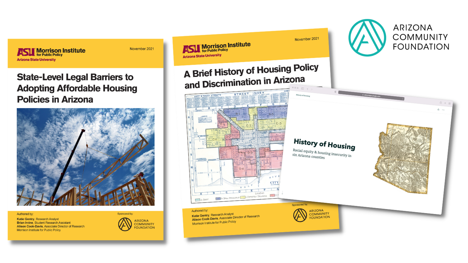 Thumbnail images of housing report covers Celebrating 35 Years