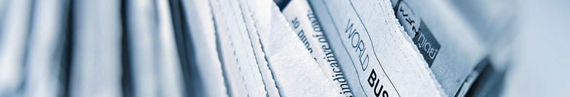 stack of newspapers